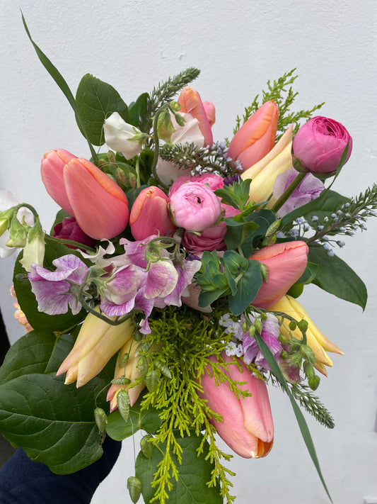 Create your own Hand Tied Bouquet Workshop - 4th May 2024